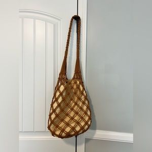 Woven beach bag